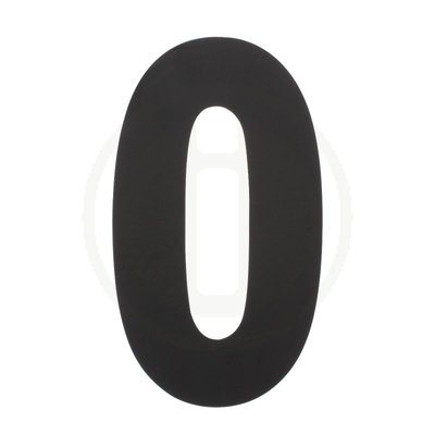 Huisnummer 0 XXL 50 CM